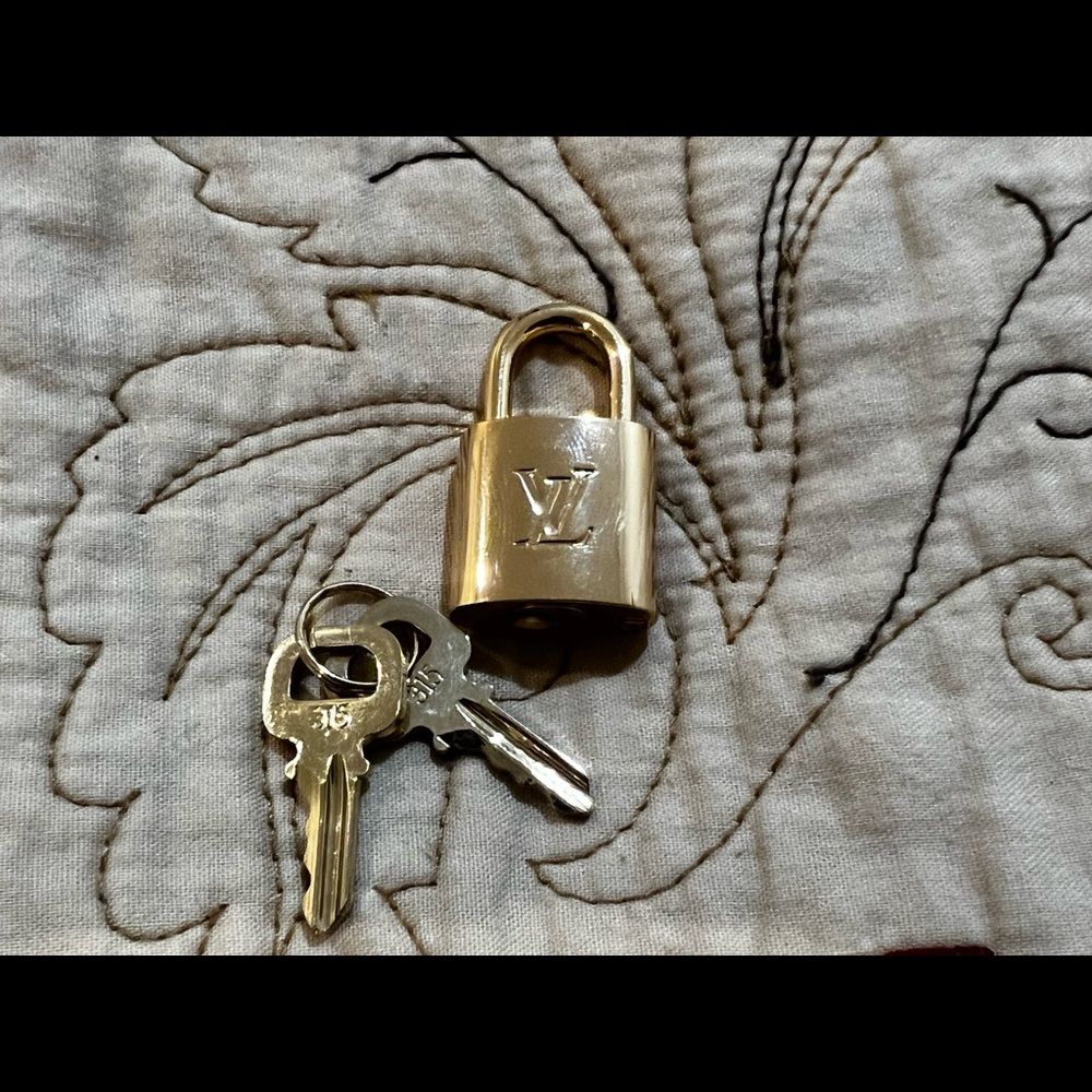 Small Louis Vuitton Lock and Keys